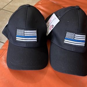 Back the Blue Thin Blue Line baseball caps. Brand new Velcro closure.
